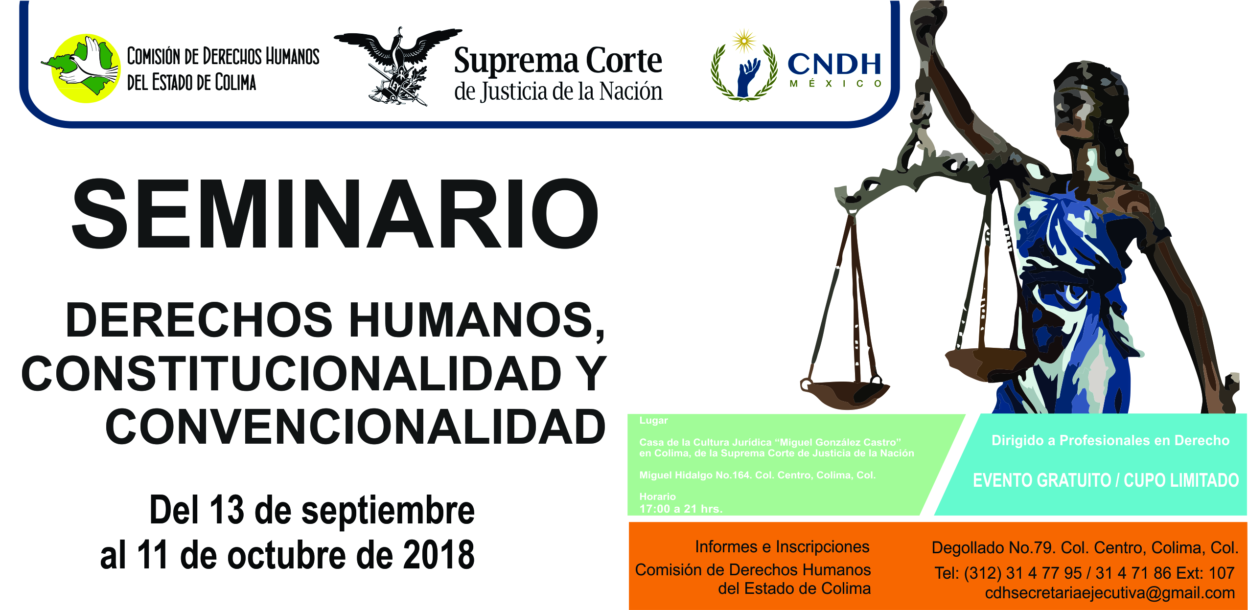 seminario en “Derechos Humanos, Constitucionalidad y Convencionalidad”