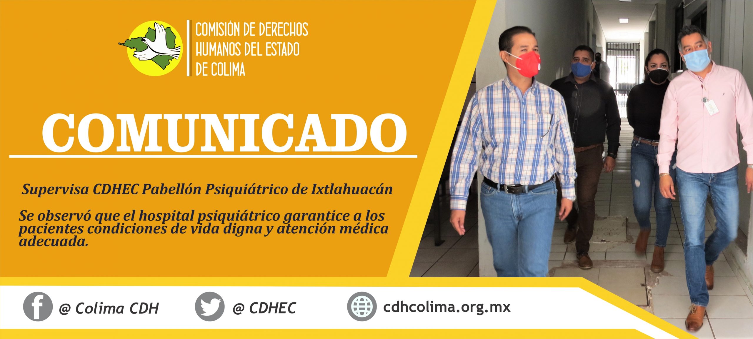 Supervisa CDHEC Pabellón Psiquiátrico de Ixtlahuacán