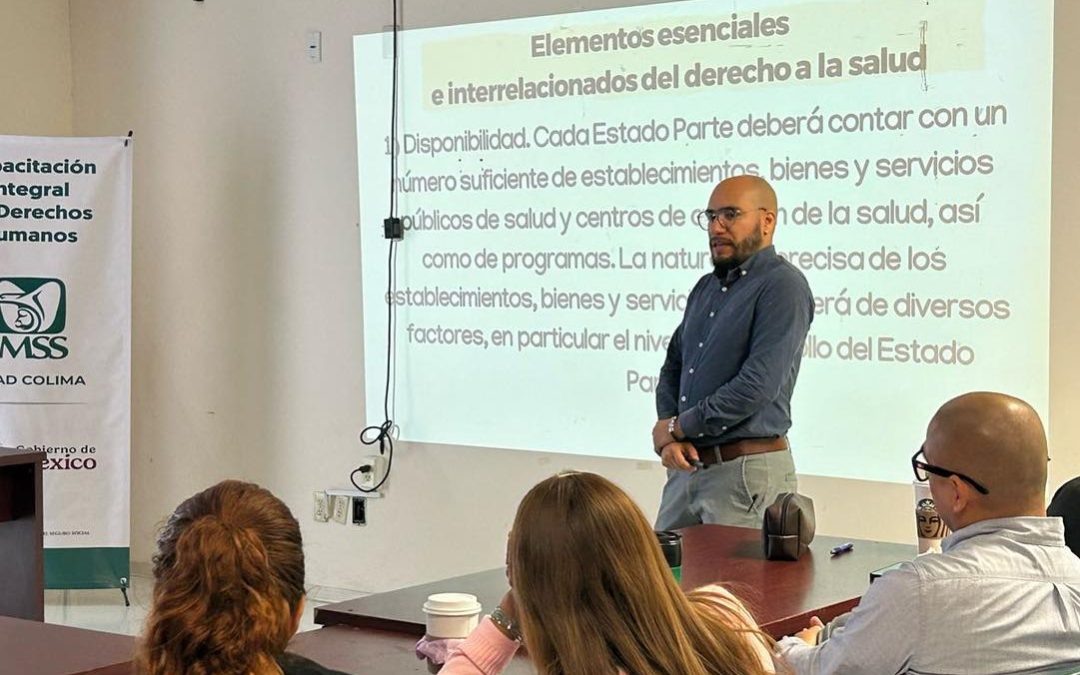 Jornada de capacitación integral en derechos humanos por parte de la CDHEC a la delegación del Instituto Mexicano del Seguro Social